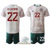 Officiële Voetbalshirt + Korte Broek Mexico Hirving Lozano 22 Uit WK 2022 - Kids